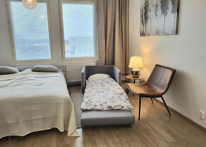 New Stylish Studio- Wifi And Parking * Klaukkala